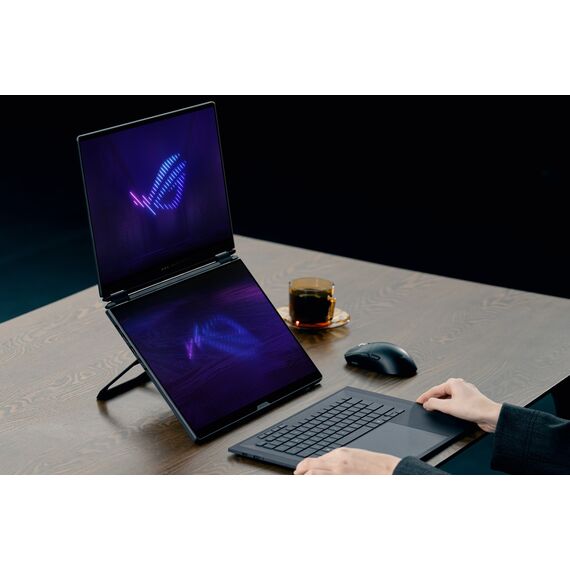 ASUS ROG Zephyrus Duo 16 GX651AX-U9322X Ultra 9 386H 2x16.0"3K Touch OLED 120Hz 1100nits AG 32GB LPDDR5X SSD2TB GeForce RTX 5090 24GB Cam1080p + IR 90WHrs W11Pro Aluminum Stellar Grey