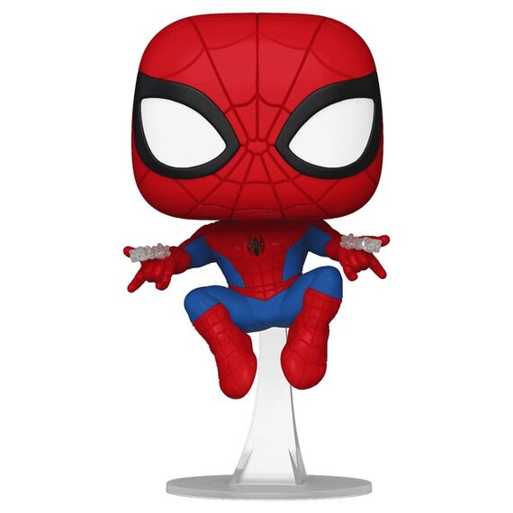 Marvel POP! Comics Vinyl Figure Web Spider-Man (Swinging) Exclusive 9 cm