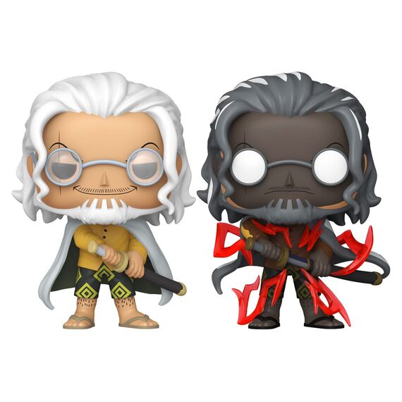 One Piece POP! Animation Vinyl Figures Silvers Rayleigh with Chase Exclusive 9 cm Assortment (6)