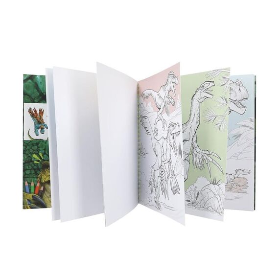 Dino World - Colouring Book With Reservible Seqins ( 0412757 ) / Toys