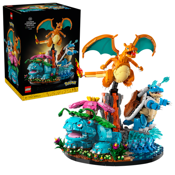 LEGO - Pokémon - Venusaur, Charizard and Blastoise (72153) / Toys
