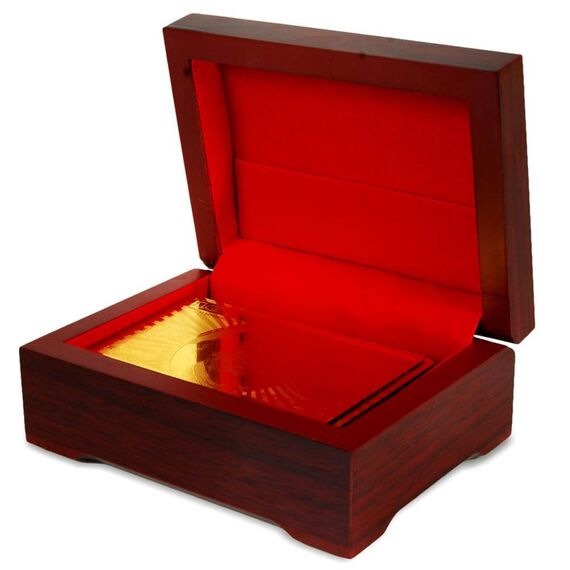 Mikamax - Gold Playing Cards Giftbox / Gadgets