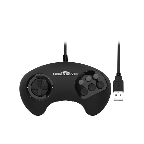 Retro-Bit - SEGA MD BIG6 Gamepad USB / PC