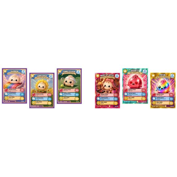 Squishy Dumplings - Collectible Cards 5 Pack (384-0001) / Toys