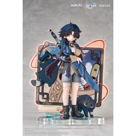 Honkai: Star Rail Rise Up+ Chibi Cat Series Chibi Figure Blade Ver. 19 cm