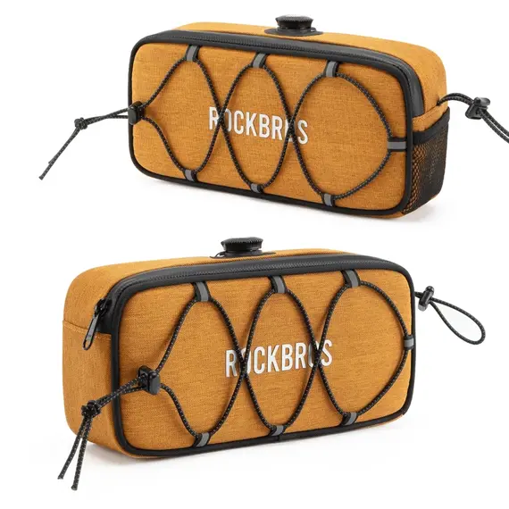 Torba na kierownicę 1,9L Rockbros TL001 ROAD TO SKY wodoodporna – pomarańczowa