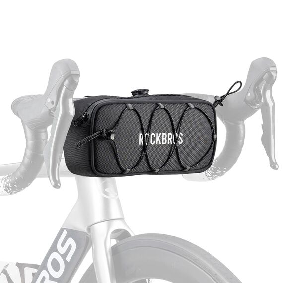 Torba na kierownicę 1,9L Rockbros TL001 ROAD TO SKY wodoodporna – czarna