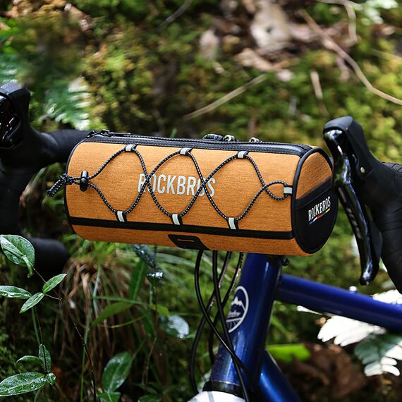 Torba na kierownicę 1,5L Rockbros TL002 ROAD TO SKY wodoodporna – pomarańczowa