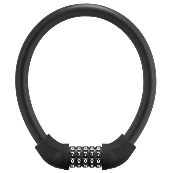 Zapięcie rowerowe Rockbros RKS570-RD – linka stalowa, szyfr