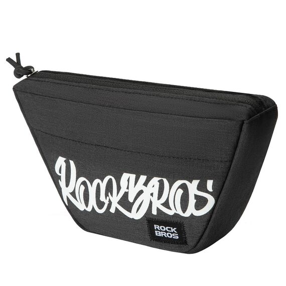 Torba na kierownicę Rockbros G011 Flash Journey – trapezoidalna, czarna