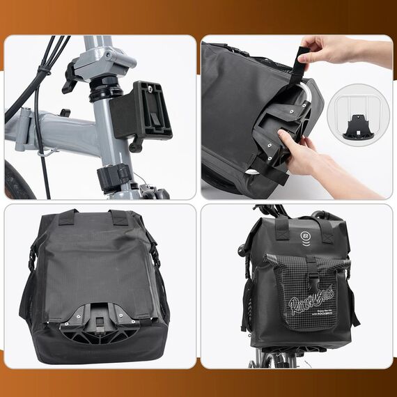 Torba przednia Rockbros AS-158 - do roweru składanego Brompton