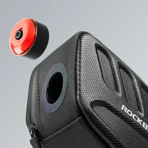 Torba podsiodłowa Rockbros C61 - twarda skorupa, pod lampkę