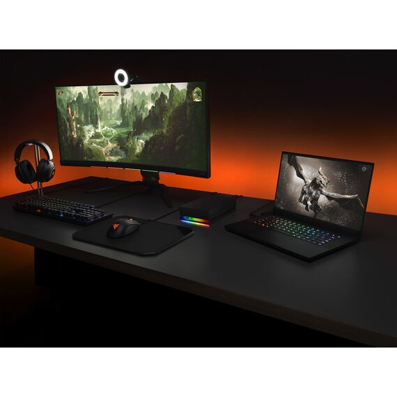 Seagate FireCuda Gaming Hub external hard drive 8 TB Micro-USB B / USB Type-A / USB Type-C 3.2 Gen 1 (3.1 Gen 1) Black