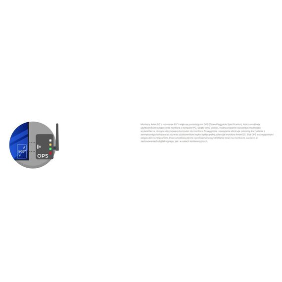 AVTEK INFORMATION MONITOR DS2 75"