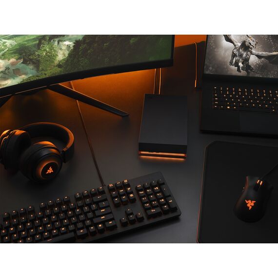 Seagate FireCuda Gaming Hub external hard drive 8 TB Micro-USB B / USB Type-A / USB Type-C 3.2 Gen 1 (3.1 Gen 1) Black