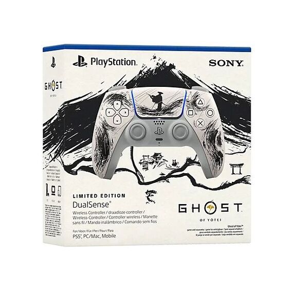 Sony PlayStation 5 DualSense Wireless Controller Limited Edition – Ghost of Yotei Black