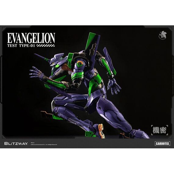 Evangelion Carbotix Action Figure Evangelion Unit-01 Test Type (DX Ver.) 33 cm
