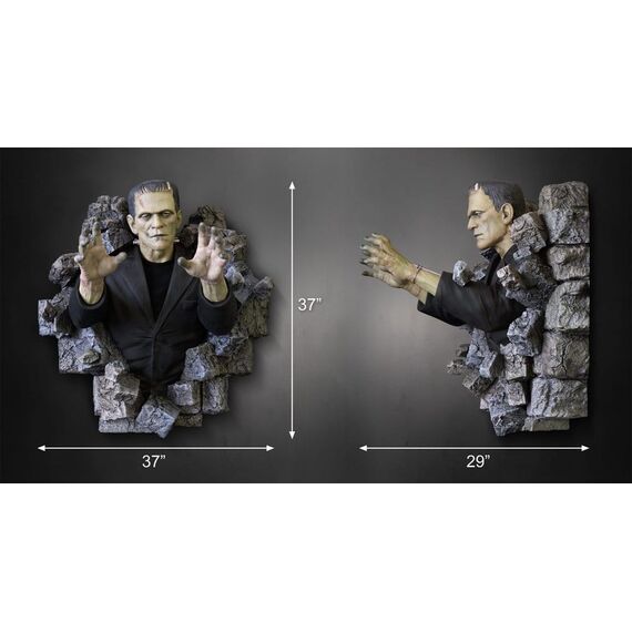 Frankenstein Wall Mount 1/1 Boris Karloff as Frankenstein's Monster 94 x 94 cm