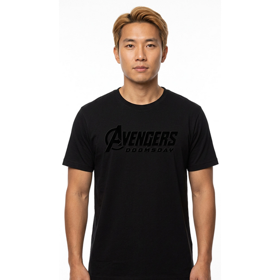 AVENGERS DOOMSDAY - 3D Logo - T-Shirt Men (XXL)