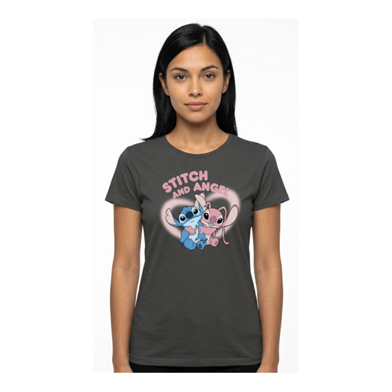 LILO & STITCH - Stitch & Angel - T-Shirt Women (S)