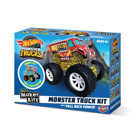 Hot Wheels - Mini Maker Kitz Monster Truck Kit (BLA85738) / Toys