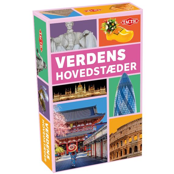 Tactic - Verdens Hovedstæder kortspil (61037) / Toys