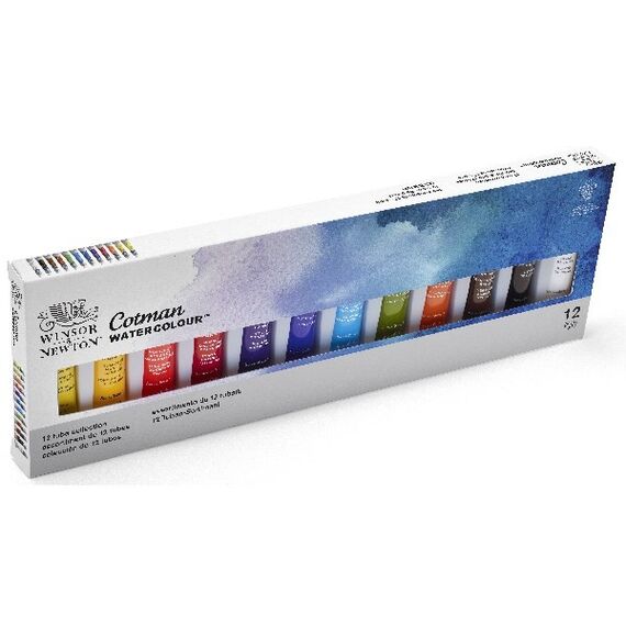 Winsor & Newton - Cotman watercolour tubset 12x8ml (830850) / Toys