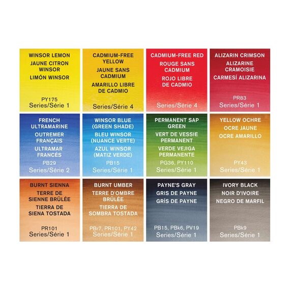 Winsor & Newton - Watercolour Proff. Field Pocket Set 12x1/2 Pans (831278) / Toys