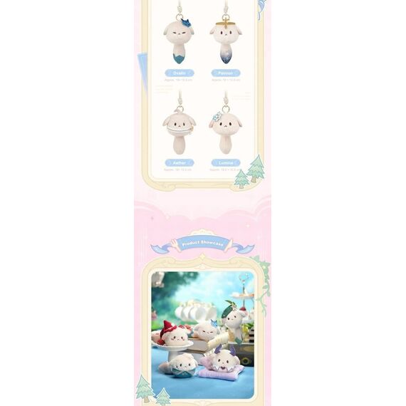 Genshin Impact Plush Figures Tea Party Companion Dodoco Blind Box 17-20 cm Display (9)