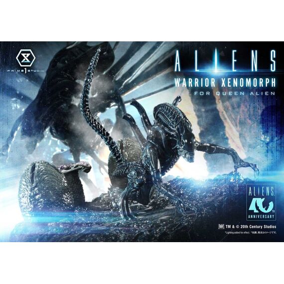 Aliens (Film) Ultimate Diorama Masterline Statue Warrior Xenomorph for Queen Alien 23 cm