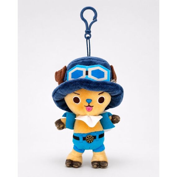 One Piece Plush Keychain Chopper x Sabo 11 cm