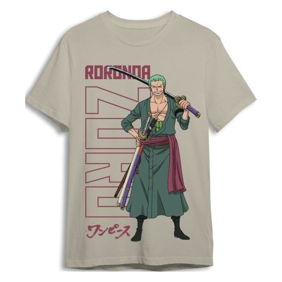 One Piece T-Shirt Roronoa Zoro Sand