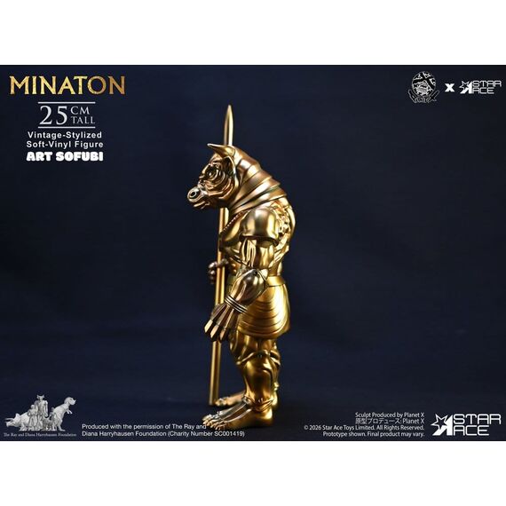 Ray Harryhausen Soft Vinyl Statue Minaton Vintage-Style 25 cm