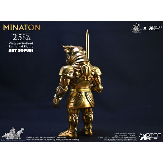 Ray Harryhausen Soft Vinyl Statue Minaton Vintage-Style 25 cm