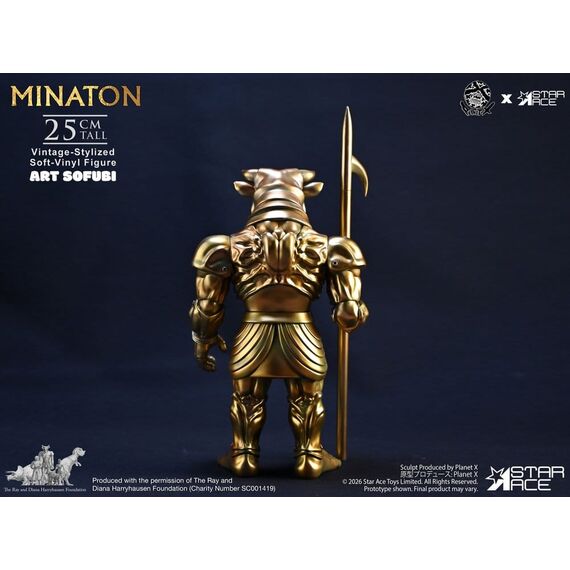 Ray Harryhausen Soft Vinyl Statue Minaton Vintage-Style 25 cm