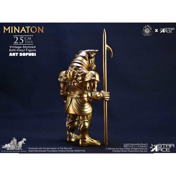 Ray Harryhausen Soft Vinyl Statue Minaton Vintage-Style 25 cm