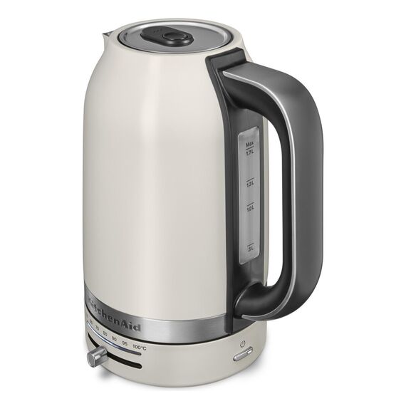 KitchenAid 5KEK1701EPL electric kettle 1.7 L 2400 W Black, Stainless steel, White