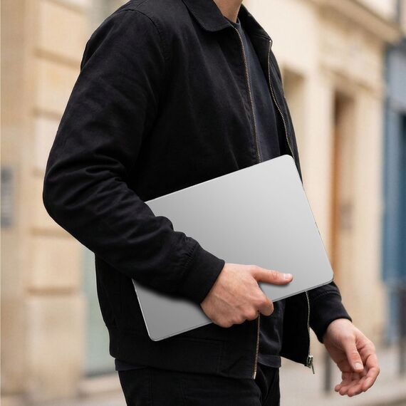 AmazingThing Titan Hardshell Case for MacBook Air M5 14" - Transparent