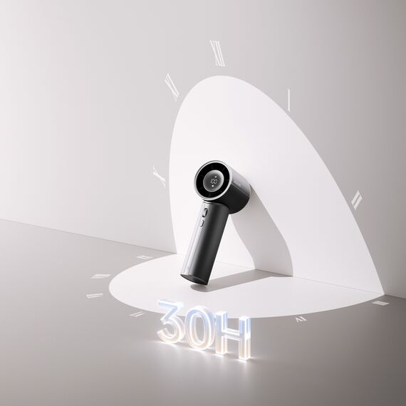 Jisulife Handheld Fan Pro1 Mini 4250mAh USB-C Portable Fan Blower - Black