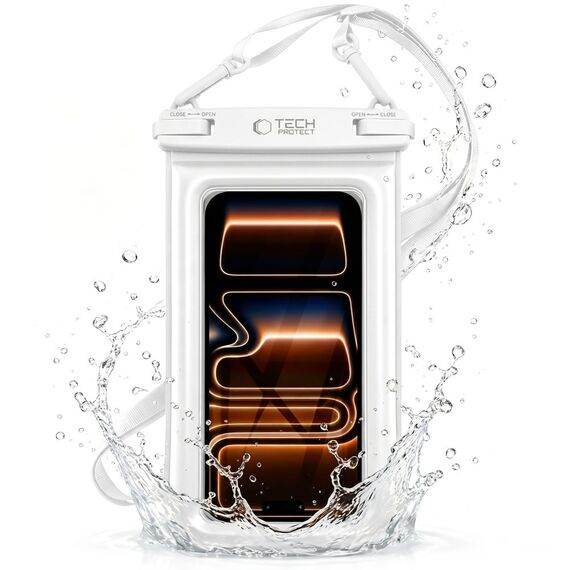 Tech-Protect UWC7 6.9" Waterproof Case - White