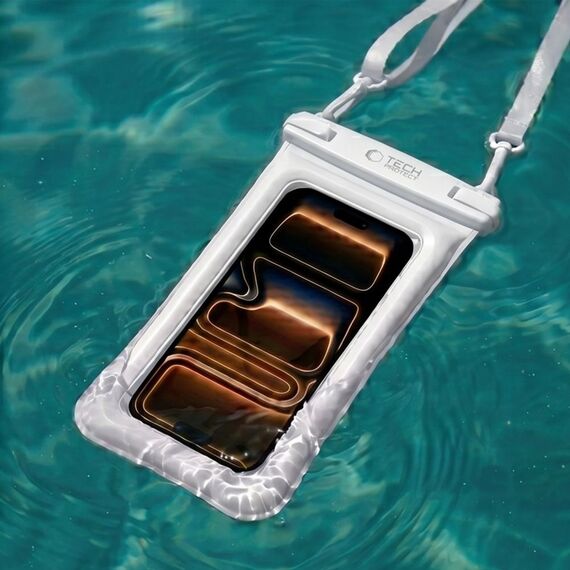 Tech-Protect UWC7 6.9" Waterproof Case - White