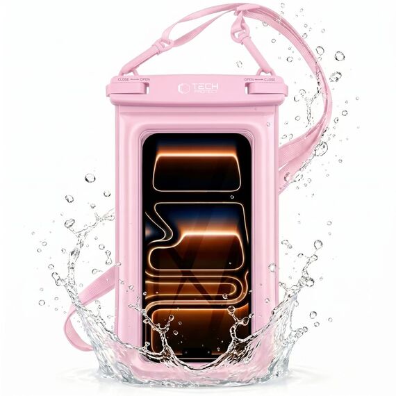 Tech-Protect UWC7 6.9" waterproof case - pink