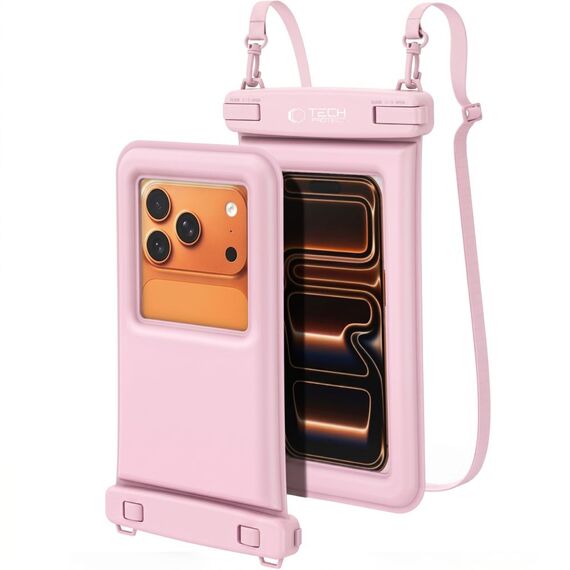 Tech-Protect UWC7 6.9" waterproof case - pink
