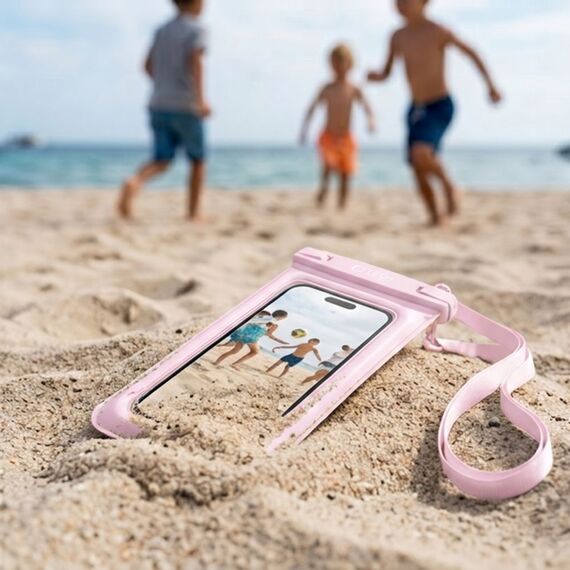 Tech-Protect UWC7 6.9" waterproof case - pink