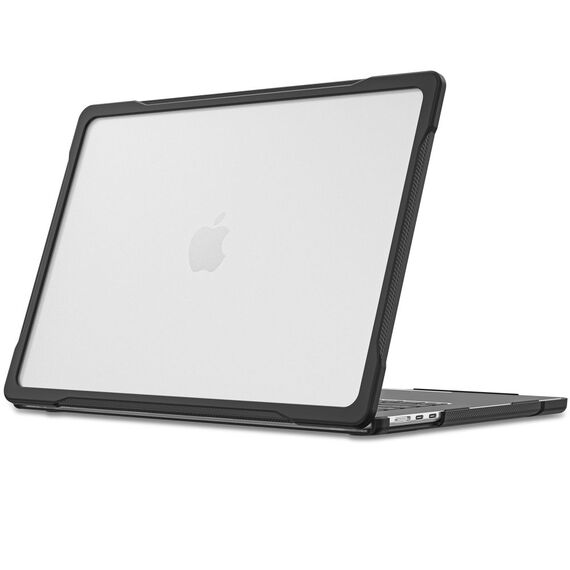 Tech-Protect Velar Case for MacBook Air 13" 2023 / 2024 / 2025 / 2026 - Transparent Black