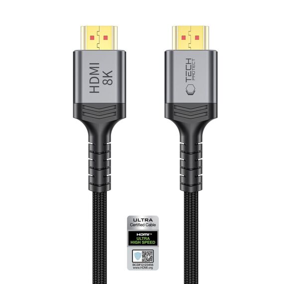 Tech-Protect UltraBoost HDMI 2.1 4K 120HZ / 8K 60HZ cable 200 cm - black