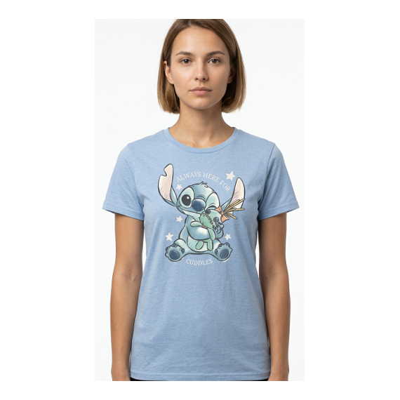 LILO & STITCH - Always here for cuddles - T-Shirt Women (L)