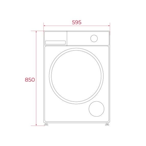 Teka WM 20841 W PL Washing Machine 8 kg 1400 RPM White, Black