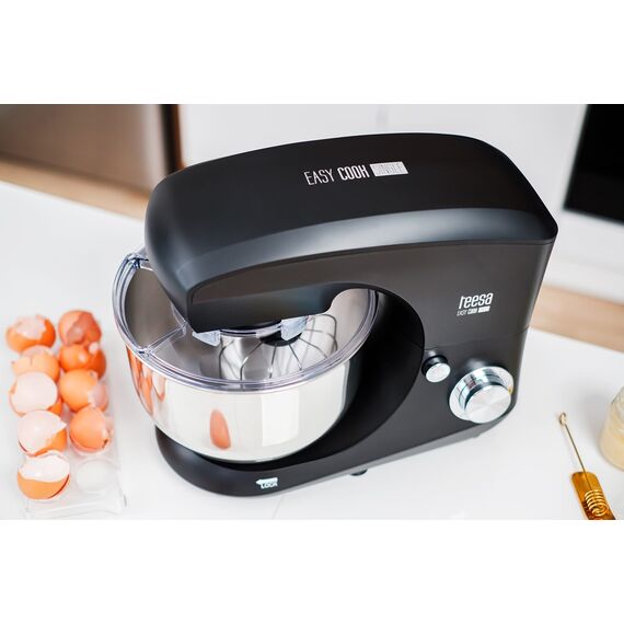 Teesa food processor EASY COOK SINGLE Black
