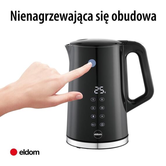 ELDOM JETTY CORDLESS KETTLE WITH TEMPERATURE CONTROL